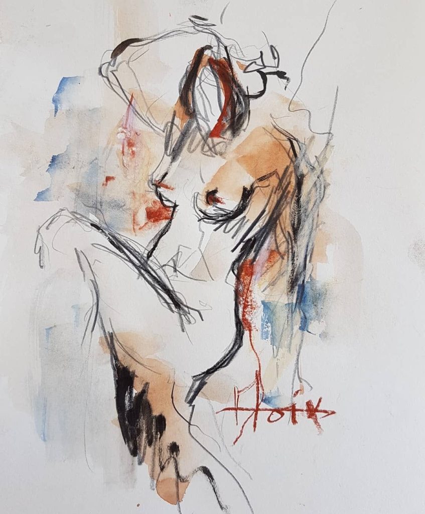 Femme nue de Pierre-Antoine MOIX